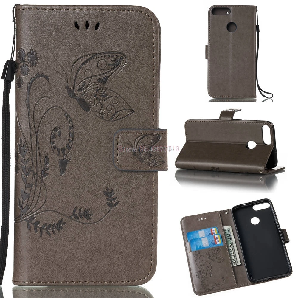 Чехол-книжка для huawei P Smart FIG-LX1 FIG-LX2 LX3 чехлы из искусственной кожи для huawei P Smart 32 Гб двойной чехол Полный корпус