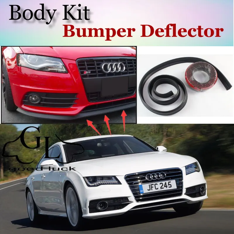 Бампер губы для Audi A7 S7 RS7 4G 2010 ~ 2015/Автомобильный спойлер магазина устойчивый к