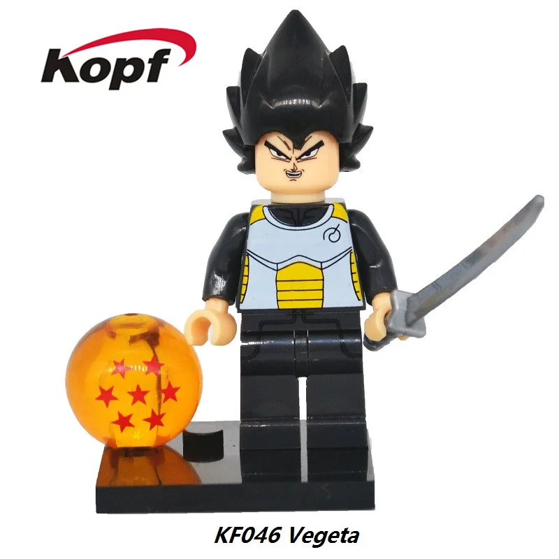 KF8027 Супер Герои Dragon Ball Z цифры Гоку идеальный Cell Старт Android 20 конструкторных блоков, Детские кубики, модель, подарок для детей игрушки