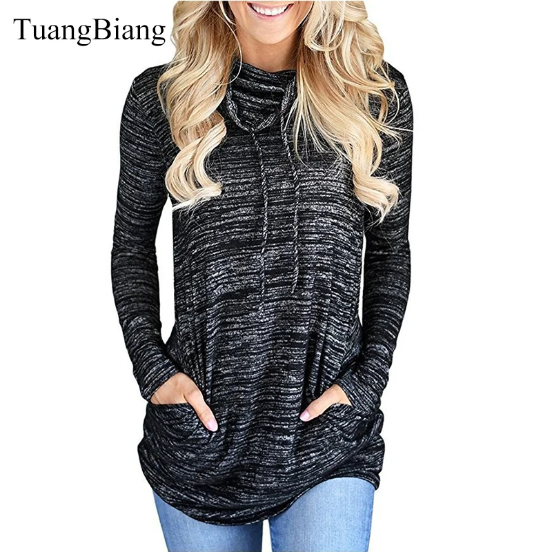 2018 г. горячая Распродажа свободные Кучи Водолазка Длинные Большой размер