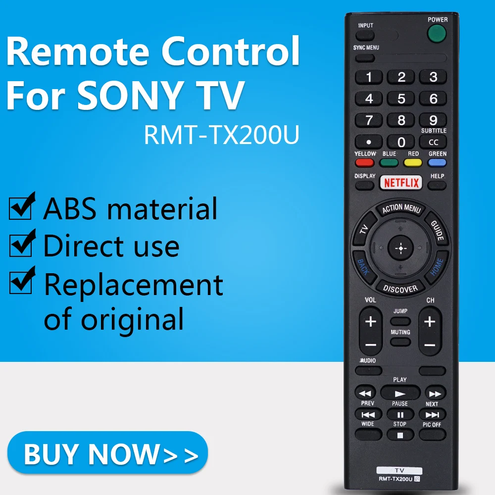ZF для Sony TV remote control RMT-TX200U BR-55X700D XBR-49X700D XBR-65X750D XBR-49X750D XBR55X700D | Электроника