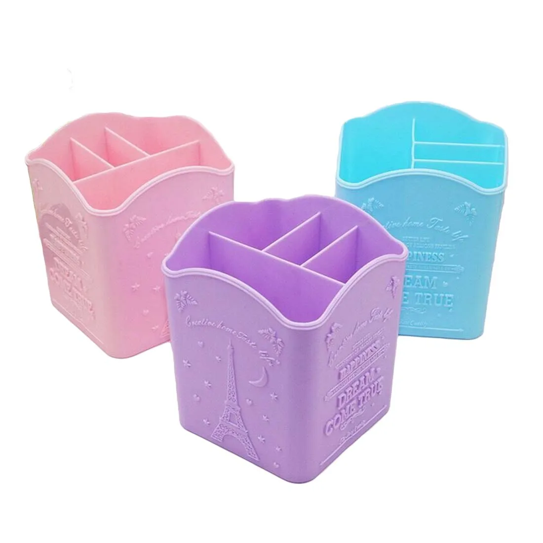 Коробка для хранения ногтей с Эйфелевой башней 4 цвета контейнер ручек