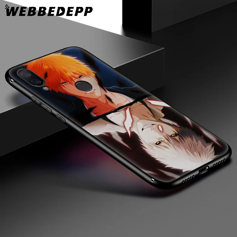 WEBBEDEPP Bleach Аниме мягкий чехол для Xiaomi Redmi K20 7A 4A 4X 5 5A 6 6A S2 Note 8 4 7 Pro Plus Prime |