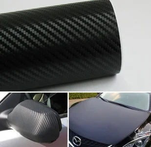 

127*50cm 3D Carbon Fiber Car Sticker Change Color Film Waterproof Stickers DIY Decorate Accessories