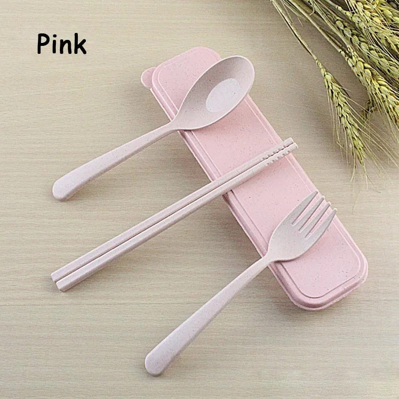 Набор столовых приборов ложка вилка палочки для еды Детские креативные