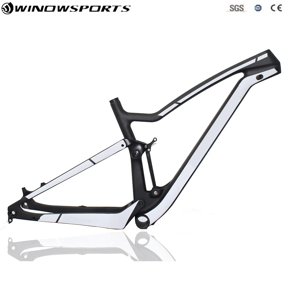 

Winow Enduro bikes 29er XC Bike full suspension Carbon Mountain Bike Frame Cross country 15.5 17.5 19 21" carbon mtb frame