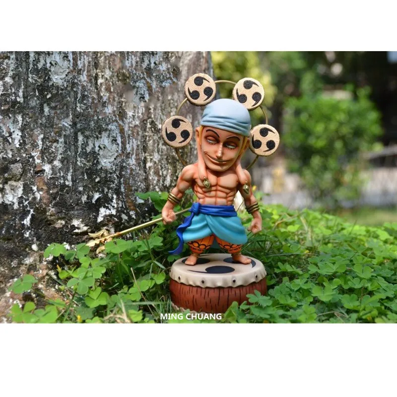 

7" ONE PIECE Statue Thor Enel Bust Luffy Opponent Full-Length Portrait GK Action Figure Collectible Model Toy BOX 18 CM J520