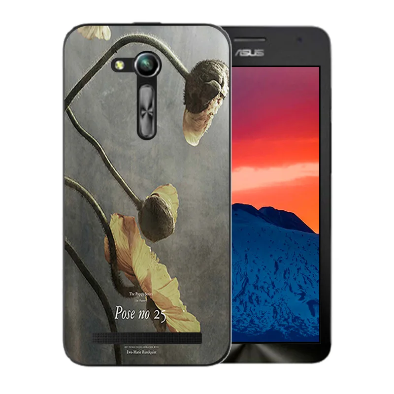 4 5 дюйма для Asus ZB450KL чехлы телефонов с цветущим узором Zenfone GO 2nd Gen ZB452KG ASUS_X014D