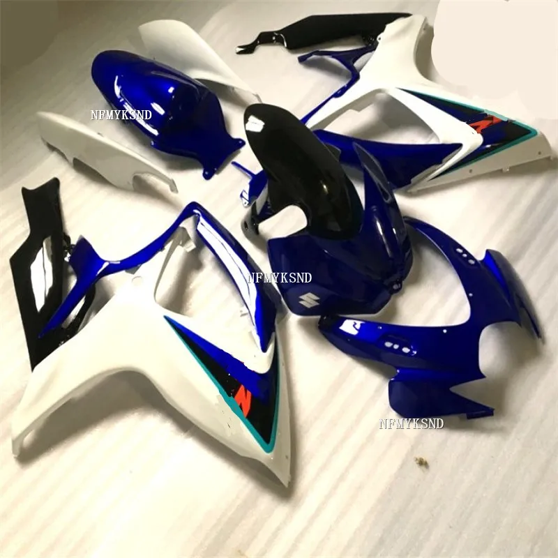 Nn-топ обтекатель комплект для SUZUKI GSXR 600 750 K6 06 07 GSXR600 GSXR750 2006 2007 матовый синий черный белый набор обтекателей для мотоцикла