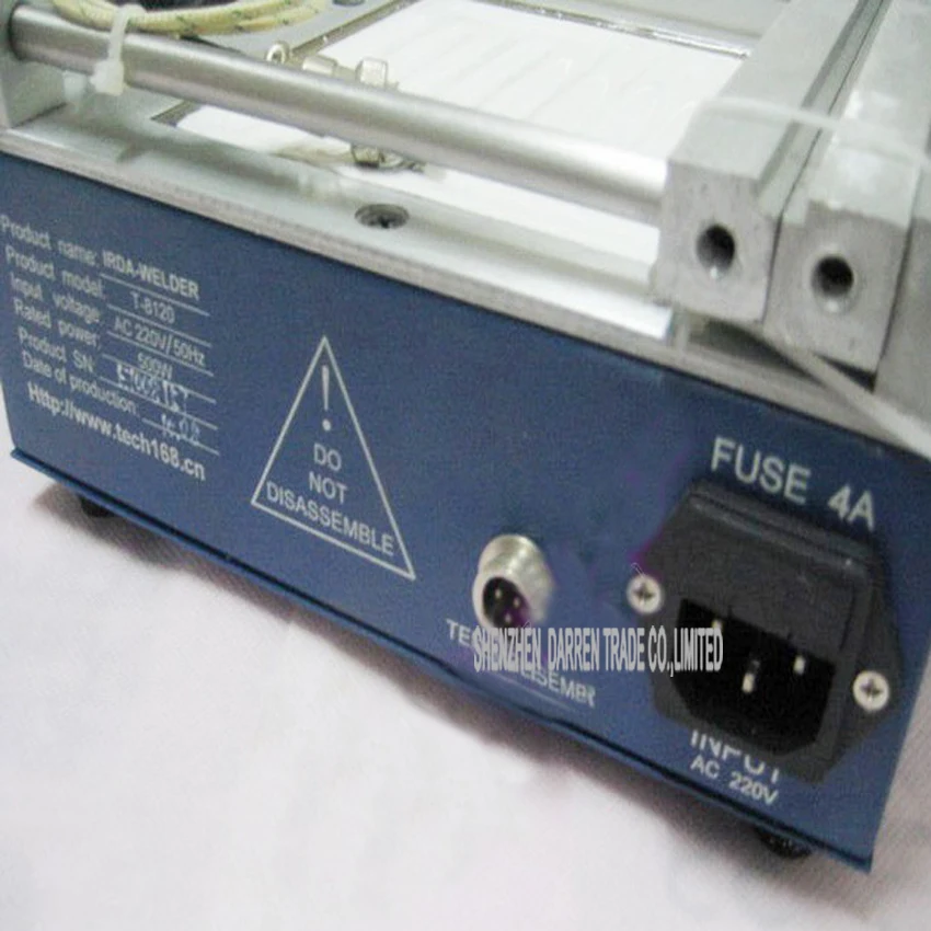 

T-8120 500w Infrared BGA IRDA WELDER+SMD Infrared Preheating station preheat and desoldering FOR BGA/SMD/CSP etc