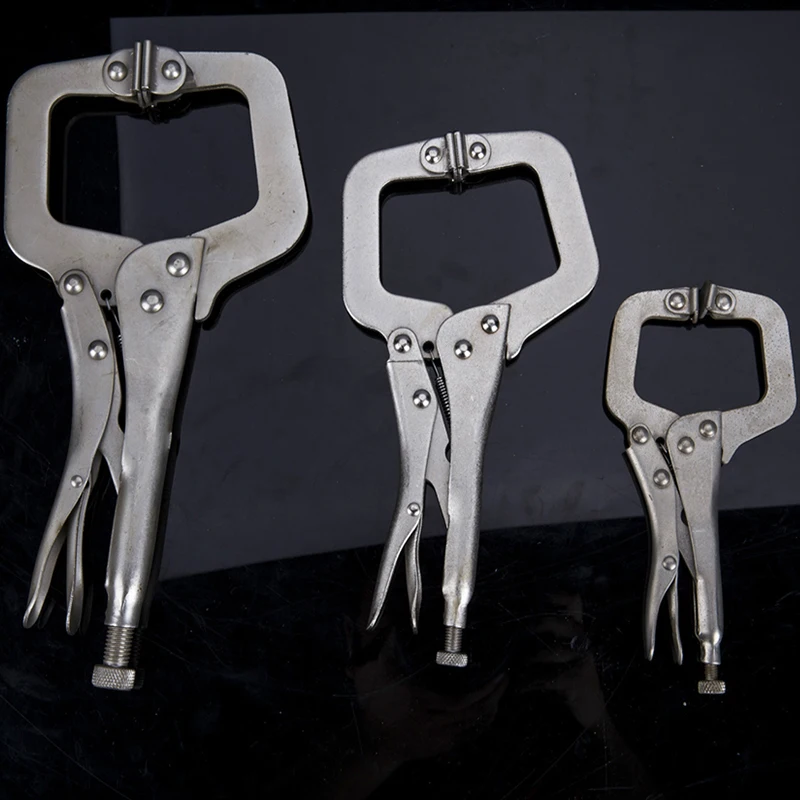 Прямая поставка легированная сталь C-образный зажим Блокировка ручки сварочные