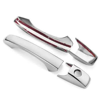 Хромированная крышка дверной ручки для Chrysler 300C 05-10 Dodge Magnum 05-08 Caliber Avenger 07-09 Jeep Patriot