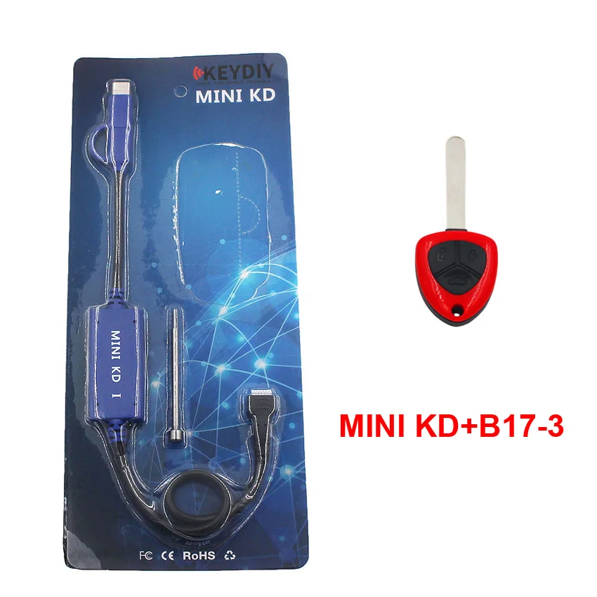 MINIKD with B17-3 Мини KD удаленный генератор ключей Поддержка Android сделать более 1000 автоматических пультов дистанционного управления, похожих на KD900+ B19-4 B25 B28 - Цвет: MINIKD with B17-3