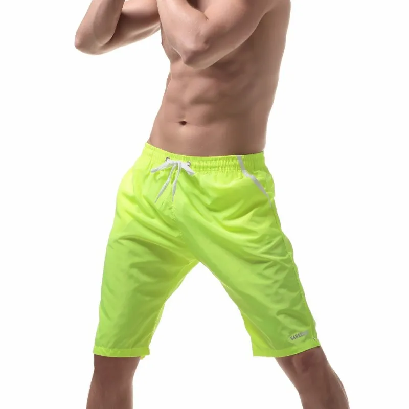 Шорты мужские однотонные простые мягкие дышащие с высокой эластичной талией