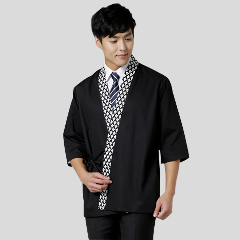 Горячая унисекс Японский Корейский стиль высокое качество шеф повара форма для