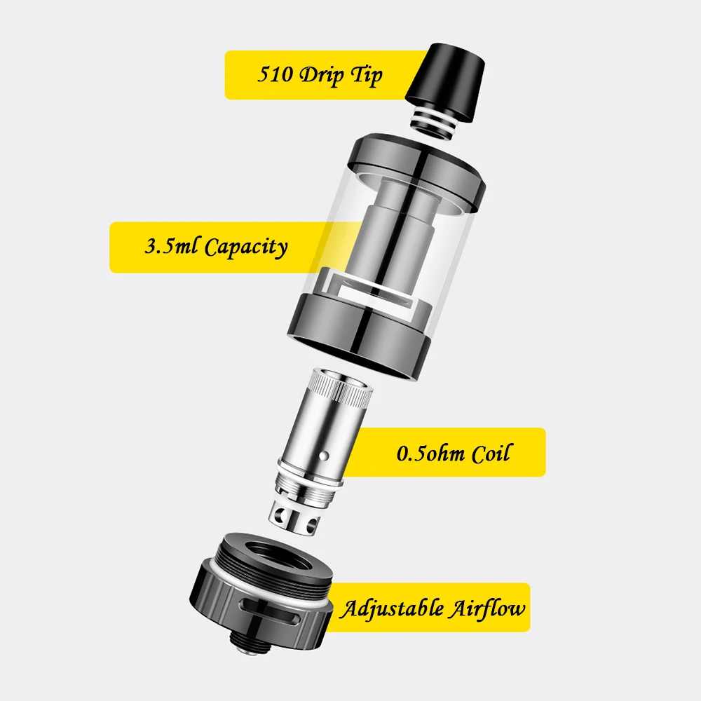 DOTENT VK Vape комплект Электронная сигарета 80 Вт стартовый 2000 мАч батарея мод 510
