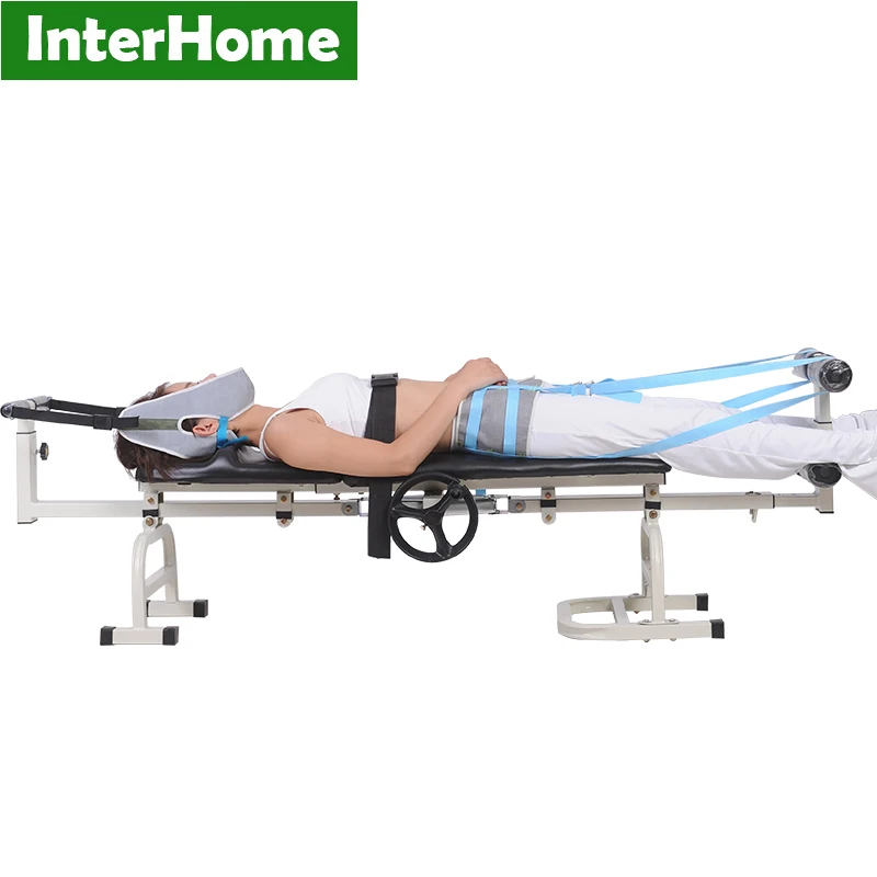 Терапевтическая массажная койка шейный Поясничный Бандаж Тяговый стол