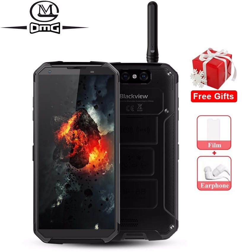 Blackview BV9500 Pro водонепроницаемый ударопрочный мобильный телефон Android 8,1 10000 мАч 6 ГБ+ 128 ГБ MT6763T Восьмиядерный FHD NFC 4G смартфон