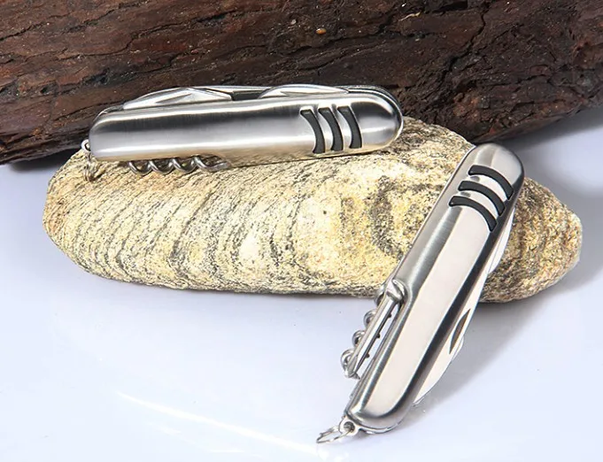 Швейцарский нож из нержавеющей стали многофункциональный складной армейский KX