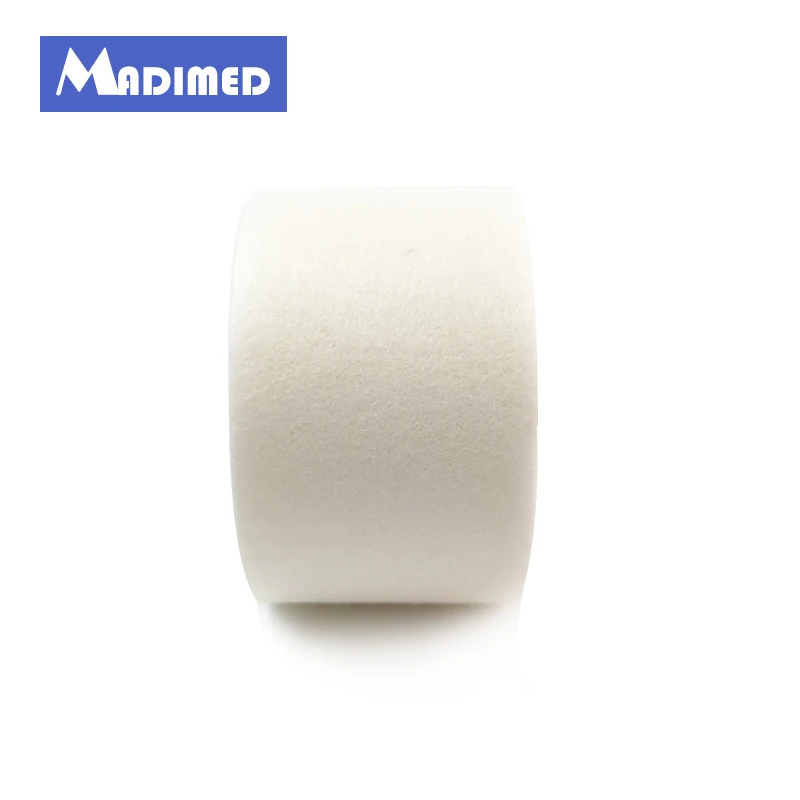 MADIMED Nail tape12 рулонов/лот 2 5 см x 9 1 м клейкая Нетканая дышащая Микропористая лента