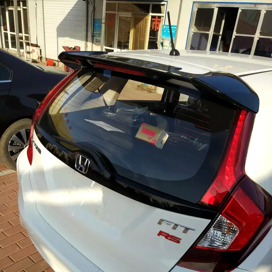 Для Honda GK5 FIT JAZZ RS задний спойлер 2014 2018 высокое качество абс материал заднее крыло