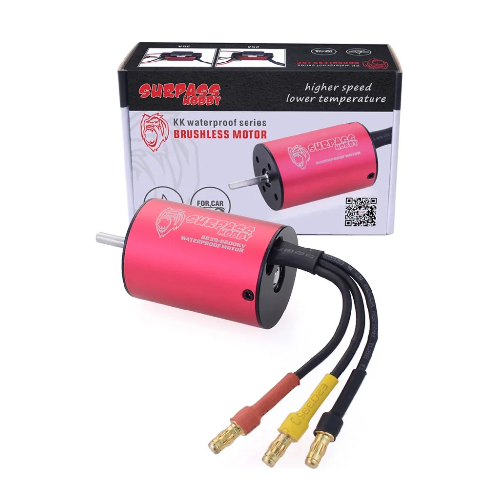2838 3,175 мм 3200KV 3600KV 3700KV 4400KV 4700KV 5100KV 5700KV бесщеточный двигатель 2S 3S для 1/14 1/16 RC внедорожный автомобиль