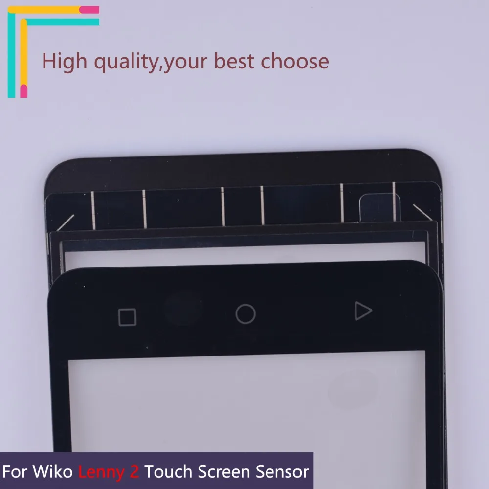 5," Lenny2 сенсорный экран для Wiko lenny 2 Сенсорный экран дигитайзер сенсор внешняя Передняя стеклянная линза Панель запасные части