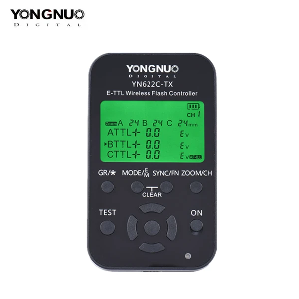 YN622CTX YONGNUO YN968C Беспроводная ttl вспышка Speedlite для Canon DSLR камер 1/8000s HSS Встроенный светодиодный светильник, совместимый с YN622C YN560 - Цвет: YN622CTX