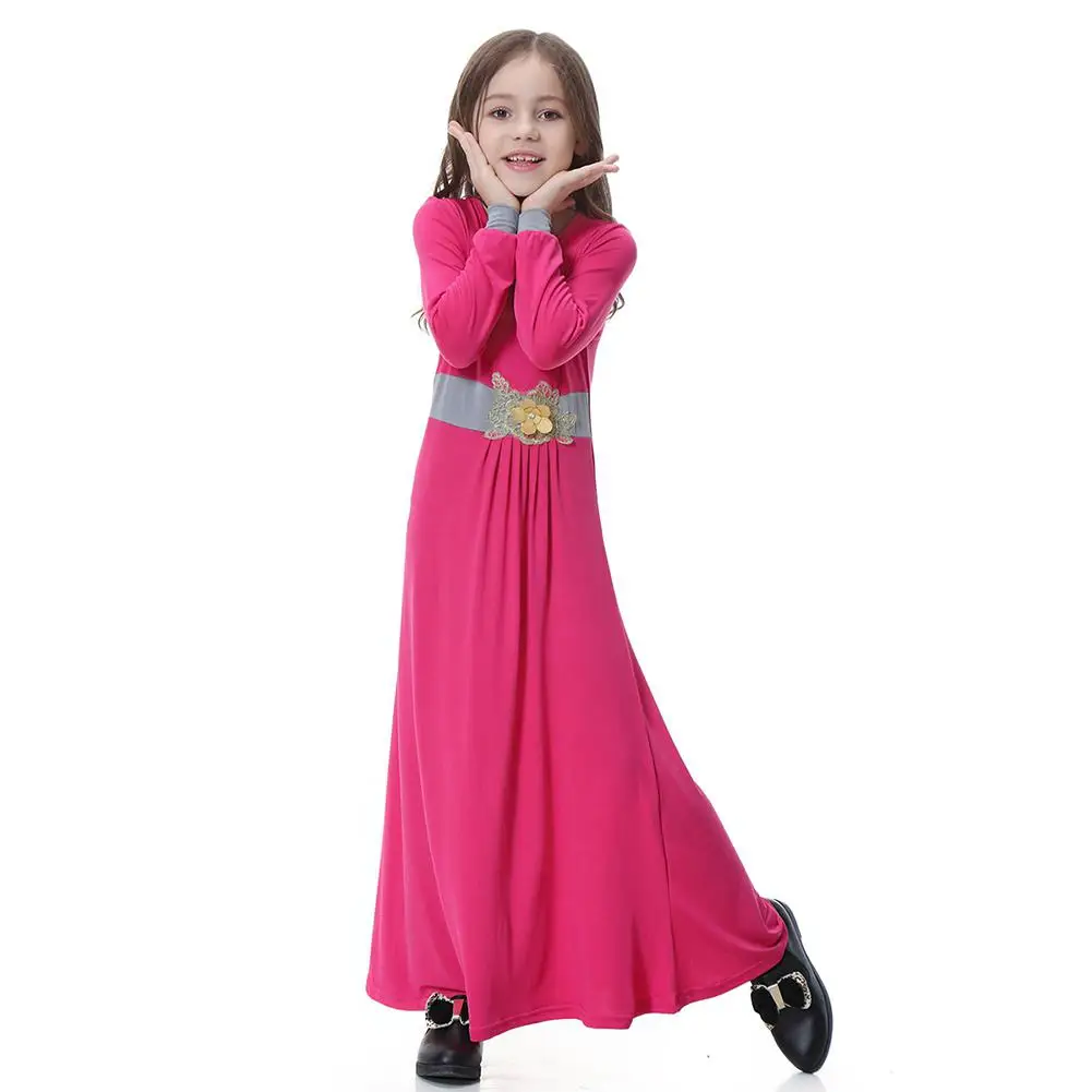 Kidlove/летнее платье для девочек мусульманское традиционное этническое с
