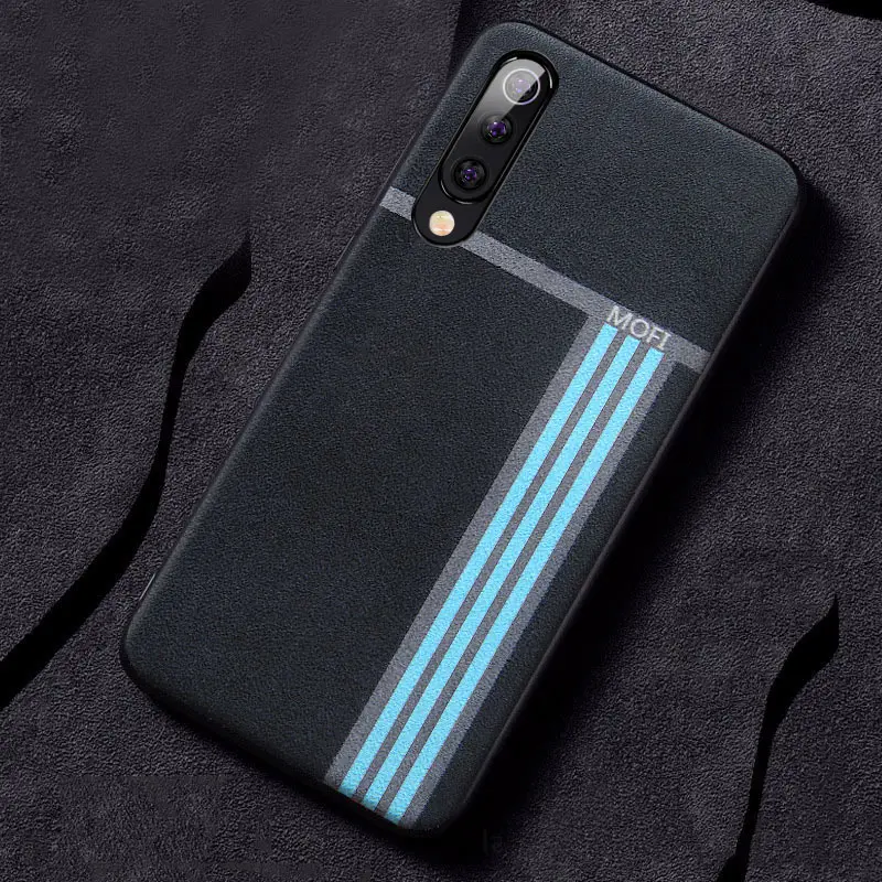 Для Xiao mi 9 SE чехол глобальная Защита задняя крышка роскошный MOFi mi 9 pride edition прозрачный противоударный чехол - Цвет: blue