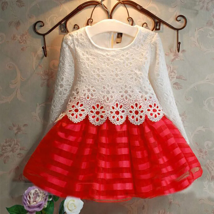 Новинка 2018 года летнее и осеннее платье для девочек кружевное Эльзы