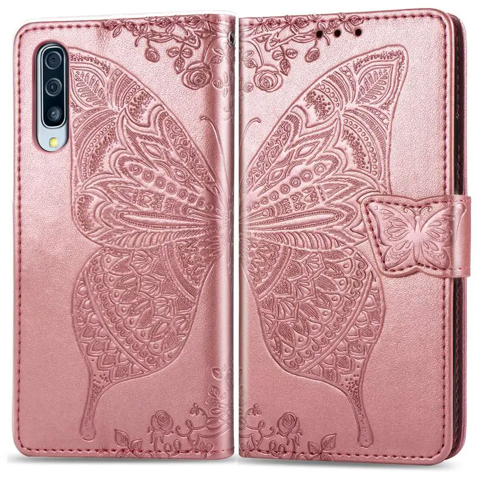 Кожаный чехол-бумажник с откидной крышкой для Samsung Galaxy A70 A50 A40 Mmbossing чехлы