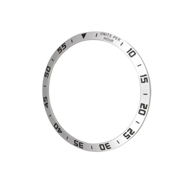Time 46mm Silve 42 мм/46 мм клейкое кольцо-ободок для циферблата, защитный ободок для часов, устойчивый к царапинам, металлический ободок, Сменные аксессуары для смарт-часов - Цвет: Time 46mm Silve