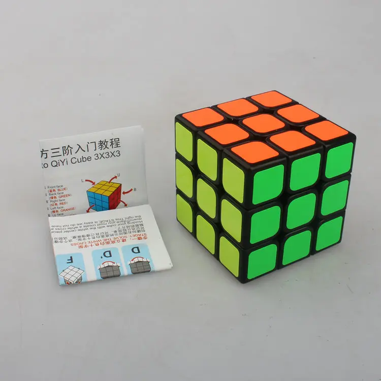 Newest Qiyi MoFangGe Qihang Speed Cube 3x3x3 Smooth Magic 57mm Black Sticker Puzzles Toys | Игрушки и хобби