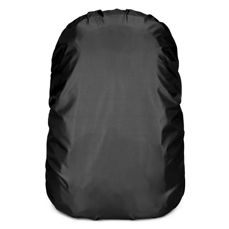 black Портативный 35L 45L 60L регулируемый водонепроницаемый рюкзак с защитой от пыли дождевик защита Наплечная Сумка Чехол для наружного кемпинга пешего туризма - Цвет: black