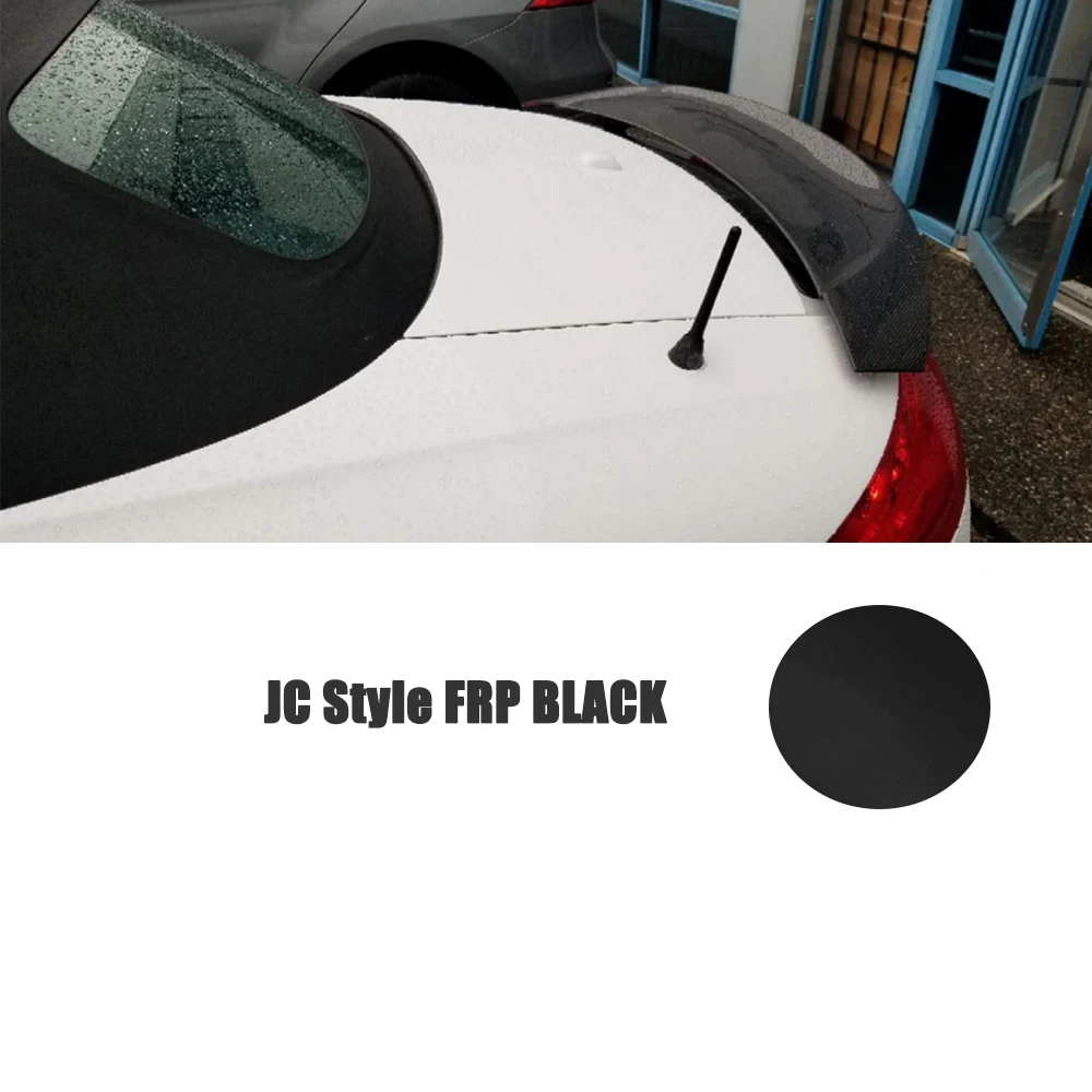 JC Style FRP Black Задняя накладка на Багажник крыло багажника из углеродного волокна для AUDI MK2 TT 8J TTS Sline Coupe 2 двери 2008- задний спойлер - Цвет: JC Style FRP Black