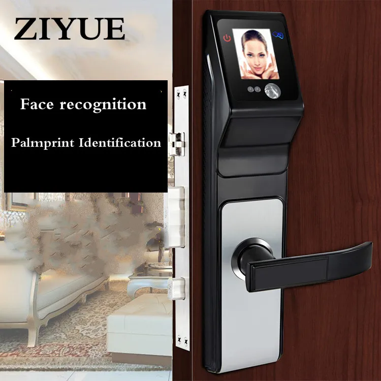 

Keyless Electronic Smart Lock Face Recognition Palm Face Facial Recognition Door Lock Code Brush Lock