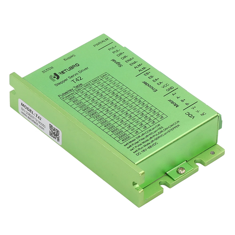 Шаговый Серводвигатель Nema 17 T42 24-50V DC поставка Закрытая петля для серводвигателя с кодером
