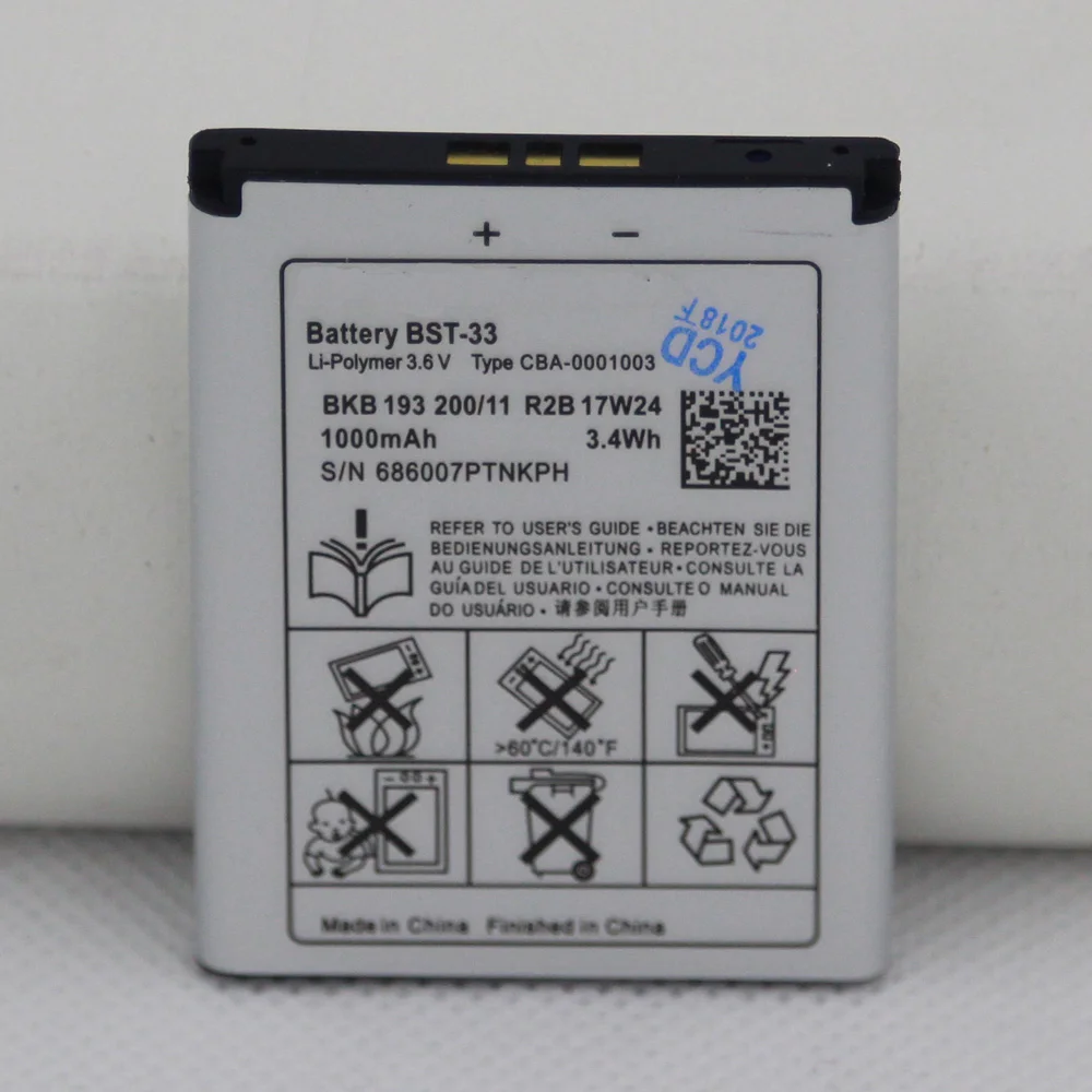 Аккумулятор ISUNOO на 1000 мАч для Sony Ericsson K530 K550 K630 K660i K790 K790i K800 K800i K810|Аккумуляторы