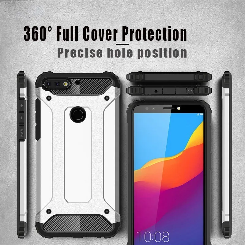 Coque For Huawei Honor 7a Pro AUM-L29 Case Protection Armor Cover On Honor7a Hard Hybrid PC 7 A 7apro Phone Bag | Мобильные телефоны