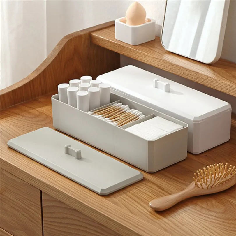 Classified Storage Non-slip Cosmetic Dressing Table Desktop Sundries Box Office Wearable Durable #4MM15 | Дом и сад
