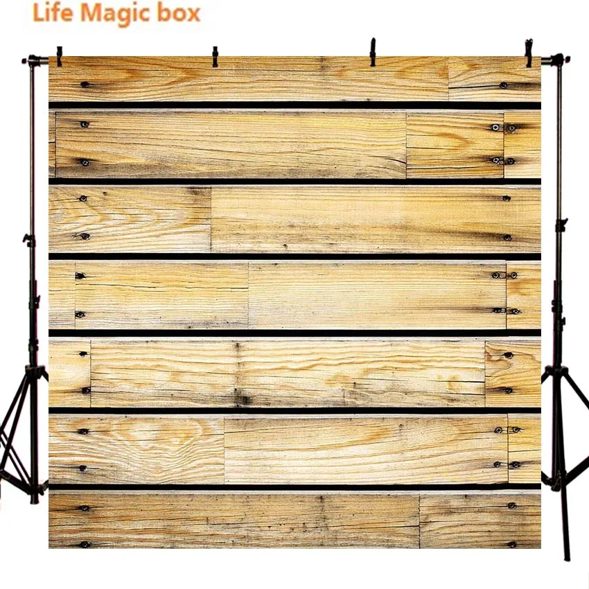 Фоны для фотографий виниловый Фотофон желтый гвоздь отверстие дерево Вечеринка