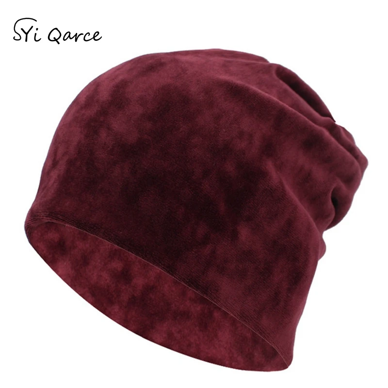 SYi Qarce Skullies Beanies женская зимняя шапка русская супер теплая для женщин Женская