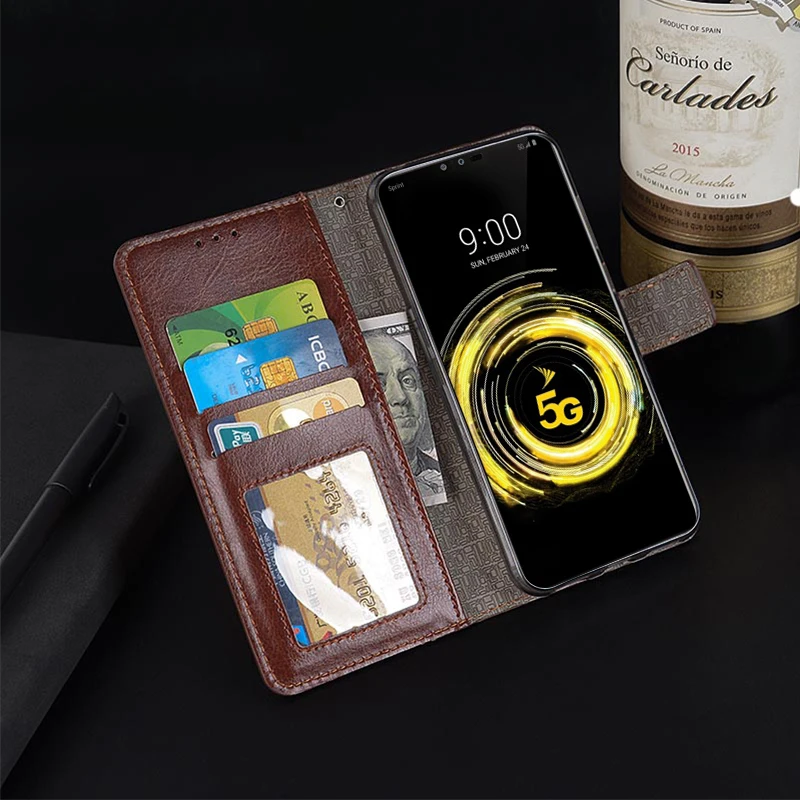 Кожаный чехол книжка с фоторамкой для LG V50 V40 G8 G7 ThinQ K40 K50 Q60 K12 K11 Plus K9 Q9 Q7 Q8 Q Stylus
