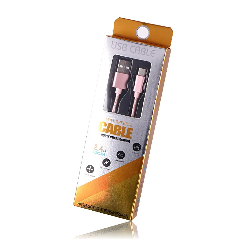 Нейлоновый Кабель Micro USB в оплетке данных для Xiaomi Redmi 4X Samsung S7 Microusb Быстрая