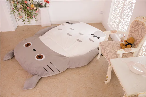 Fancytrader новинка 2015 кровать Totoro 230 см X 180 очень милый гигантский Тоторо двуспальный
