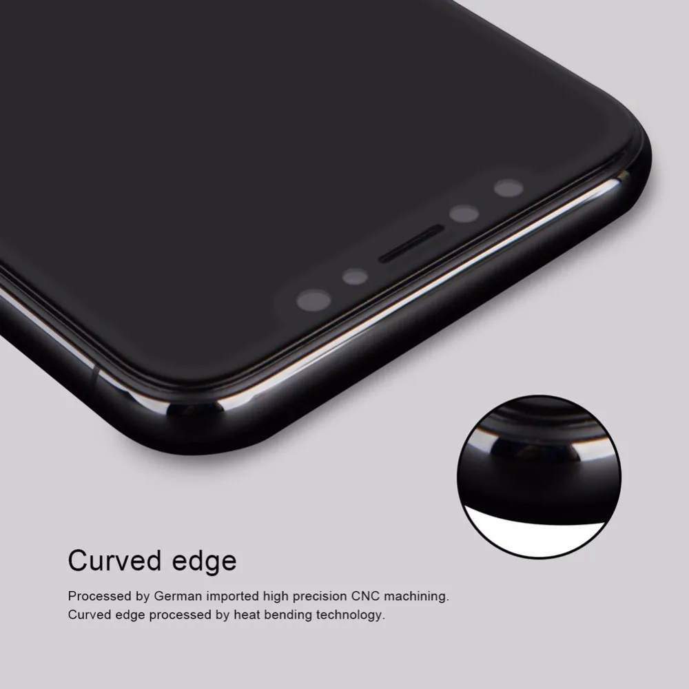 Антибликовое стекло для iphone X XS, NILLKIN, анти-писк, полное покрытие, закаленное стекло, Защита экрана для Apple iphone X S