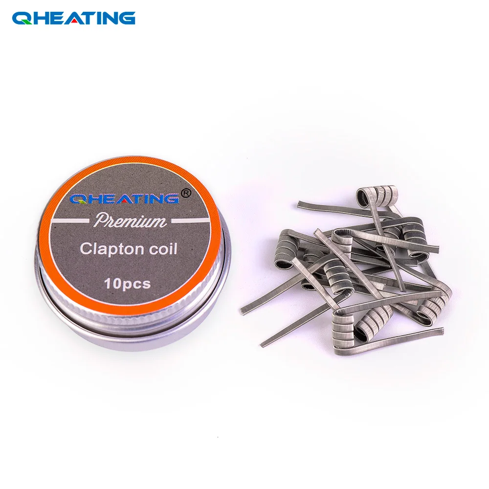 2019 Qheating NI80 26GA * 4 + 40GA предварительно оборудованная катушка электронная Сигарета rda