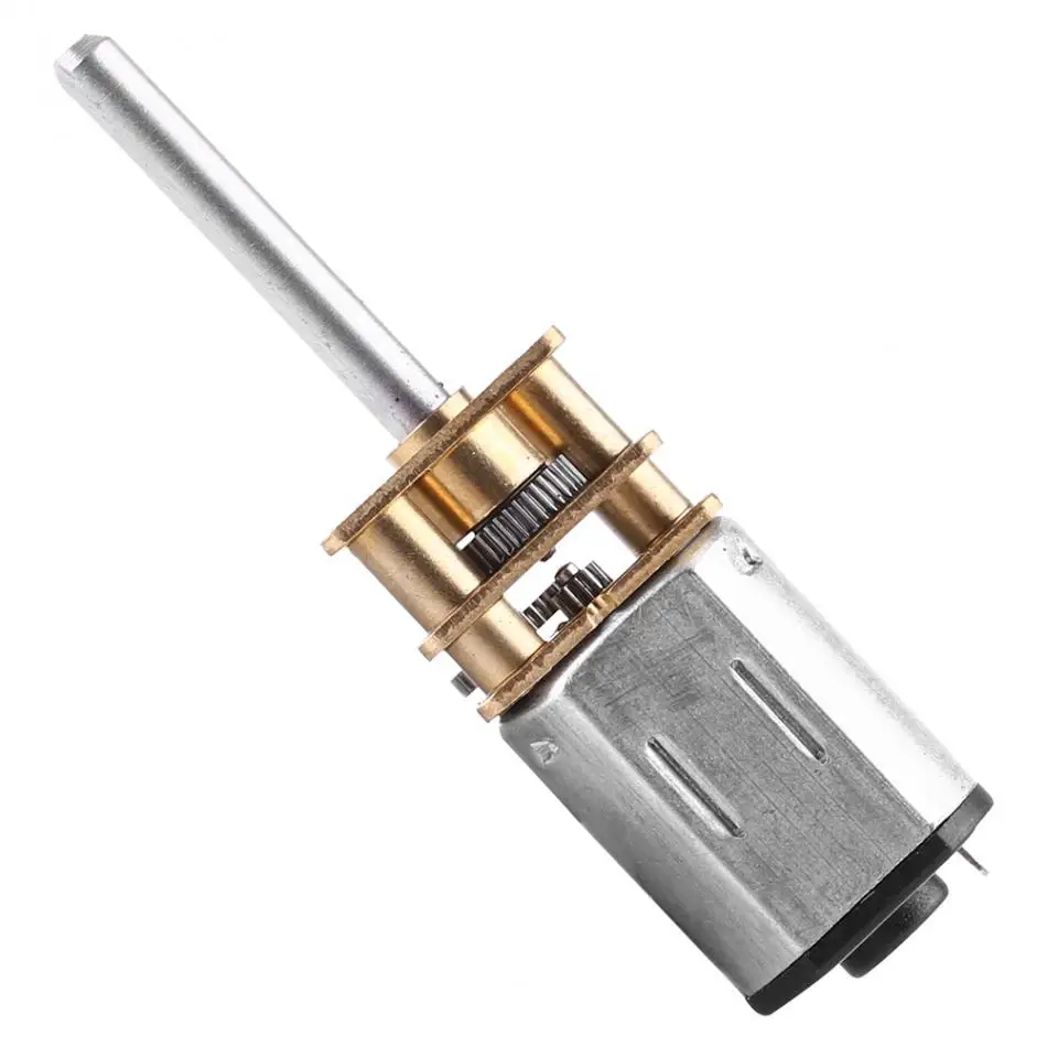 VBESTLIFE DC 12V Мотор редуктор с длинным выходным валом 100 об/мин~ 2000 об/мин мини мотор-редуктор Электрический ящик с зубчатым колесом