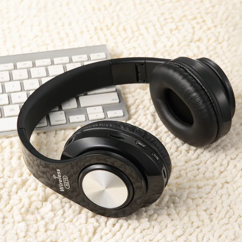 Новые беспроводные наушники над ухом Bluetooth наушники Складная гарнитура Регулируемые наушники с микрофоном для ТВ мобильного телефона huawei PC